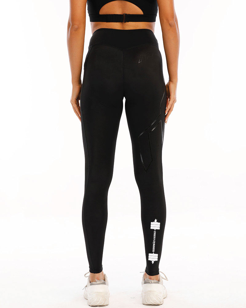 Naisten elite kompressiotrikoot Riihimäen Kisko, full black