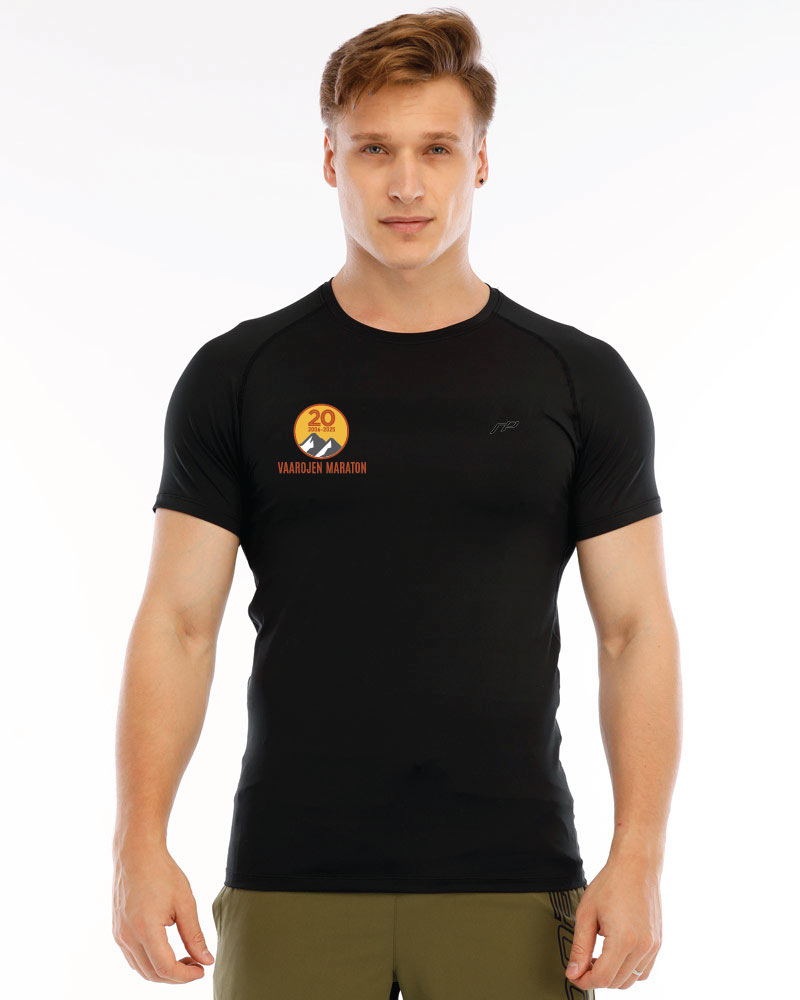 Miesten premium training tee Vaarojen Maraton, black